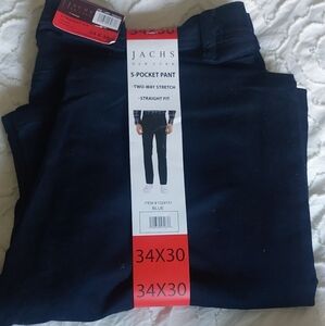 Jachs Navy Blue Men's Pants